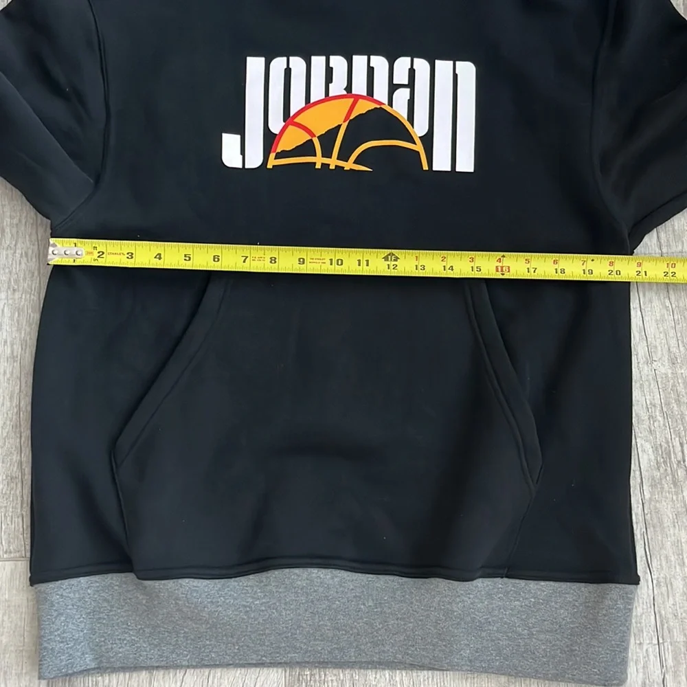 NikeAir Jordan Essential Jumpman 23 Statement‎ Hoodie Black DV7748-010 Men Sz M